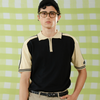 Knitted Half Zip Polo