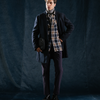 Men Slim Fit Long Coat