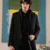Men Slim Fit Long Coat