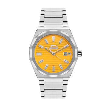 Slazenger - SL.9.2143.1.06 - Quartz Male Band Yellow Dial Watch - Nizam Watch House