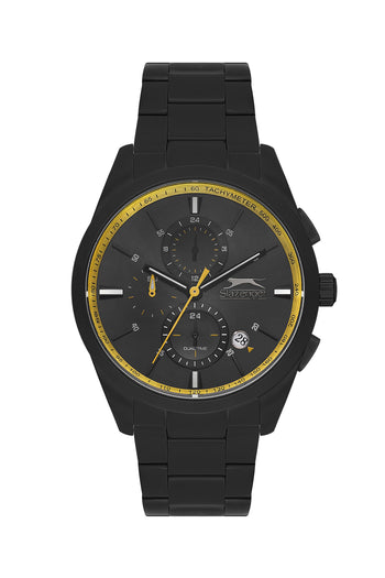 Slazenger - SL.9.2215.2.05 - Quartz Male Band Black Dial Watch - Nizam Watch House