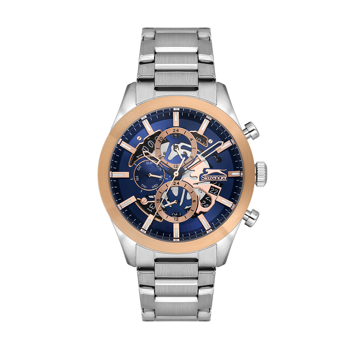 Slazenger - SL.9.2399.2.04 - Stainless Steel Multifunction Watch For Men's - Nizam Watch House