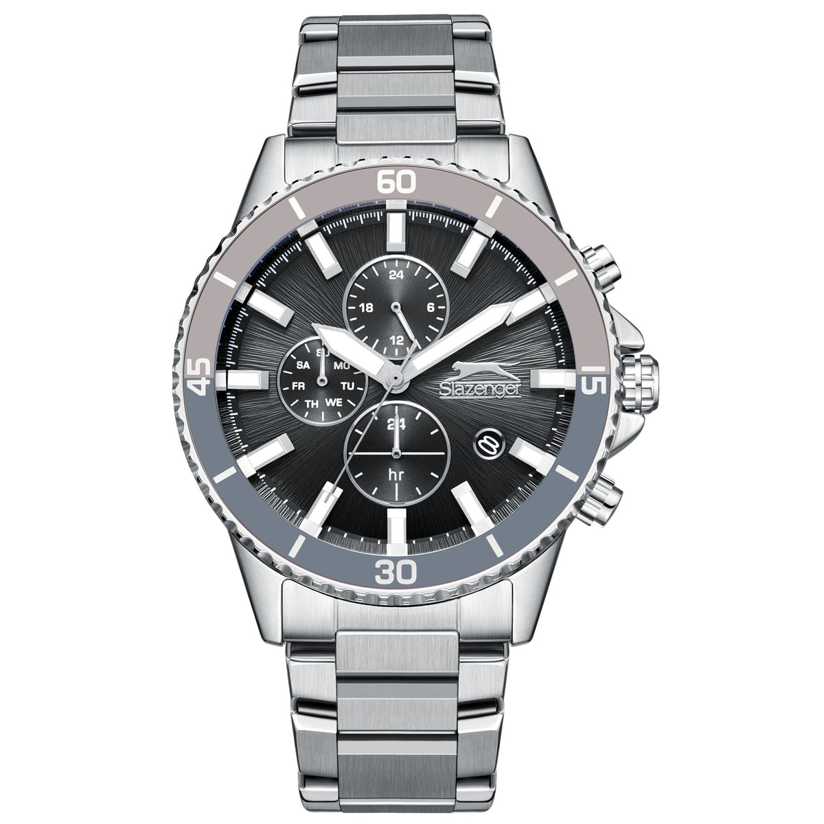 Slazenger SL.9.2410.2.06 Stainless Steel Multifunction Men Watch - Nizam Watch House