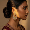 Toran Leaf Stone Earrings
