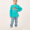 Girls Sea Green Sweatshirt