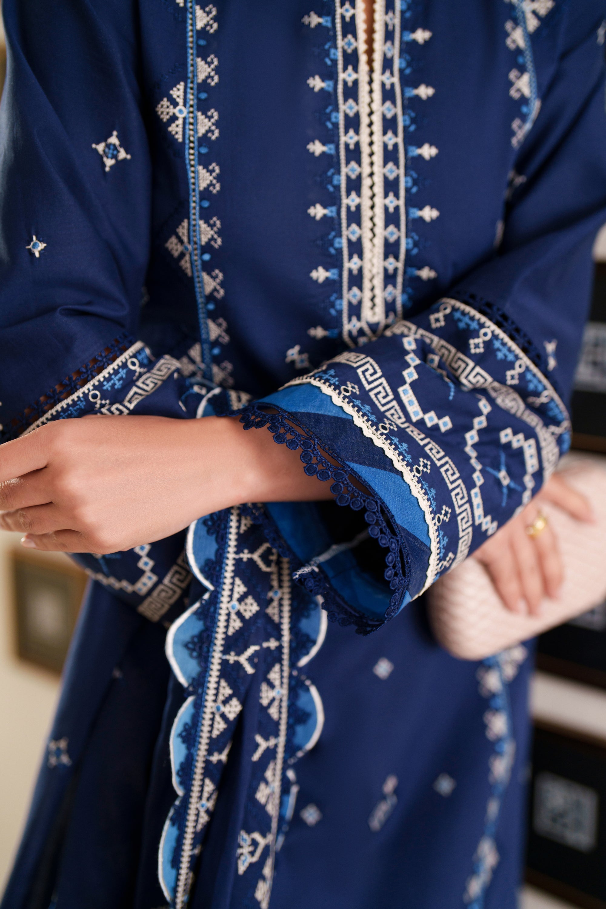 Sapphire - Unstitch Luxury Lawn Suit – view 4
