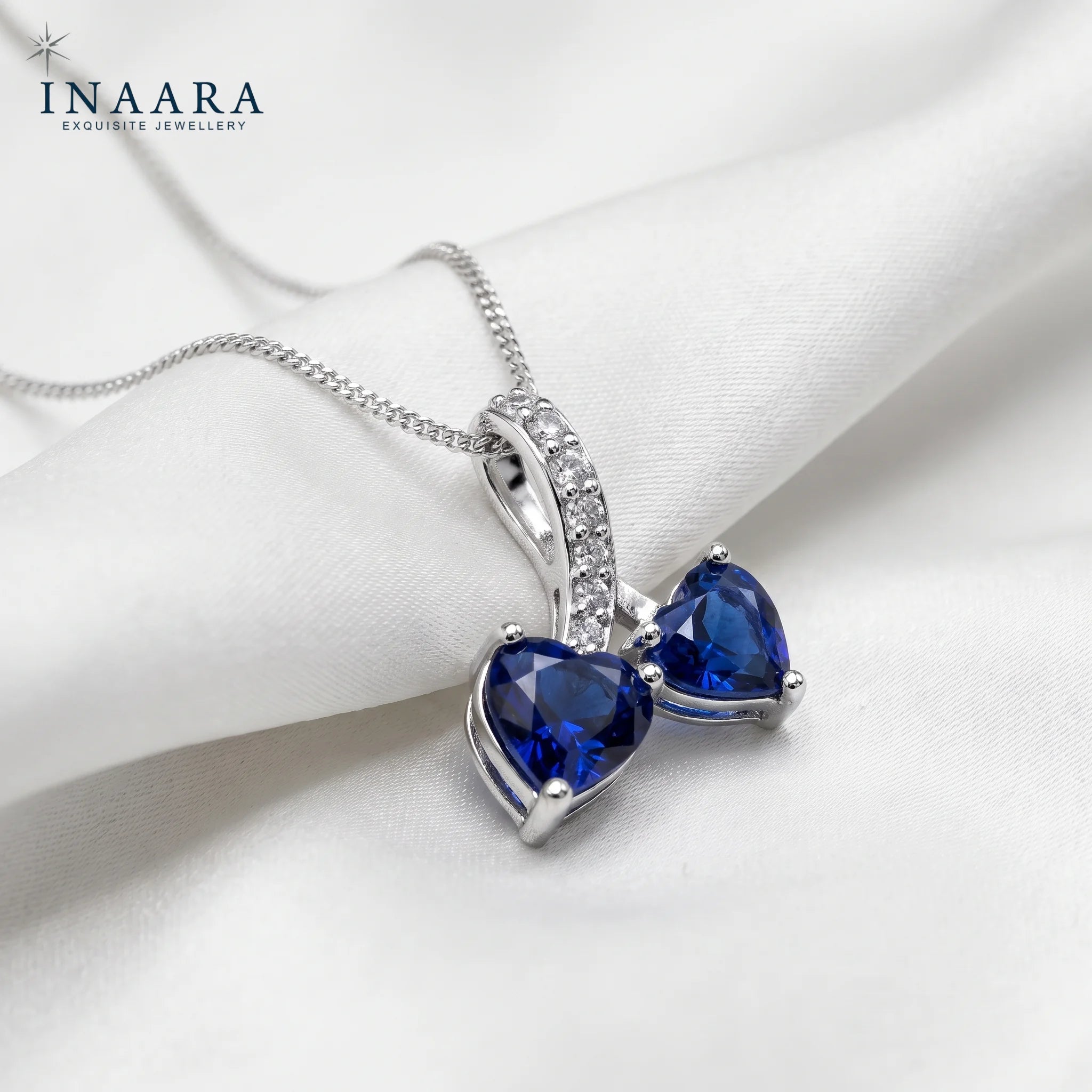 Synthetic Sapphire Pendant