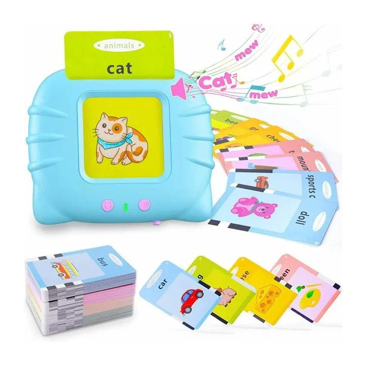 Talking Flash Cards Educational Toy With 200+ Cards [KT-1039] - Plzpapa 