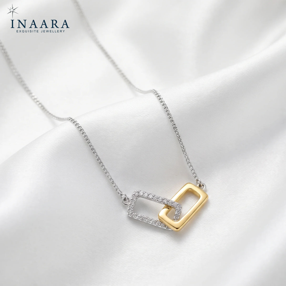 Twin Elegance Mini-Necklace