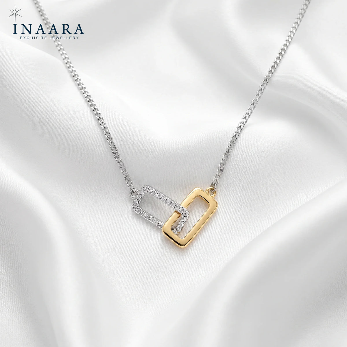 Twin Elegance Mini-Necklace