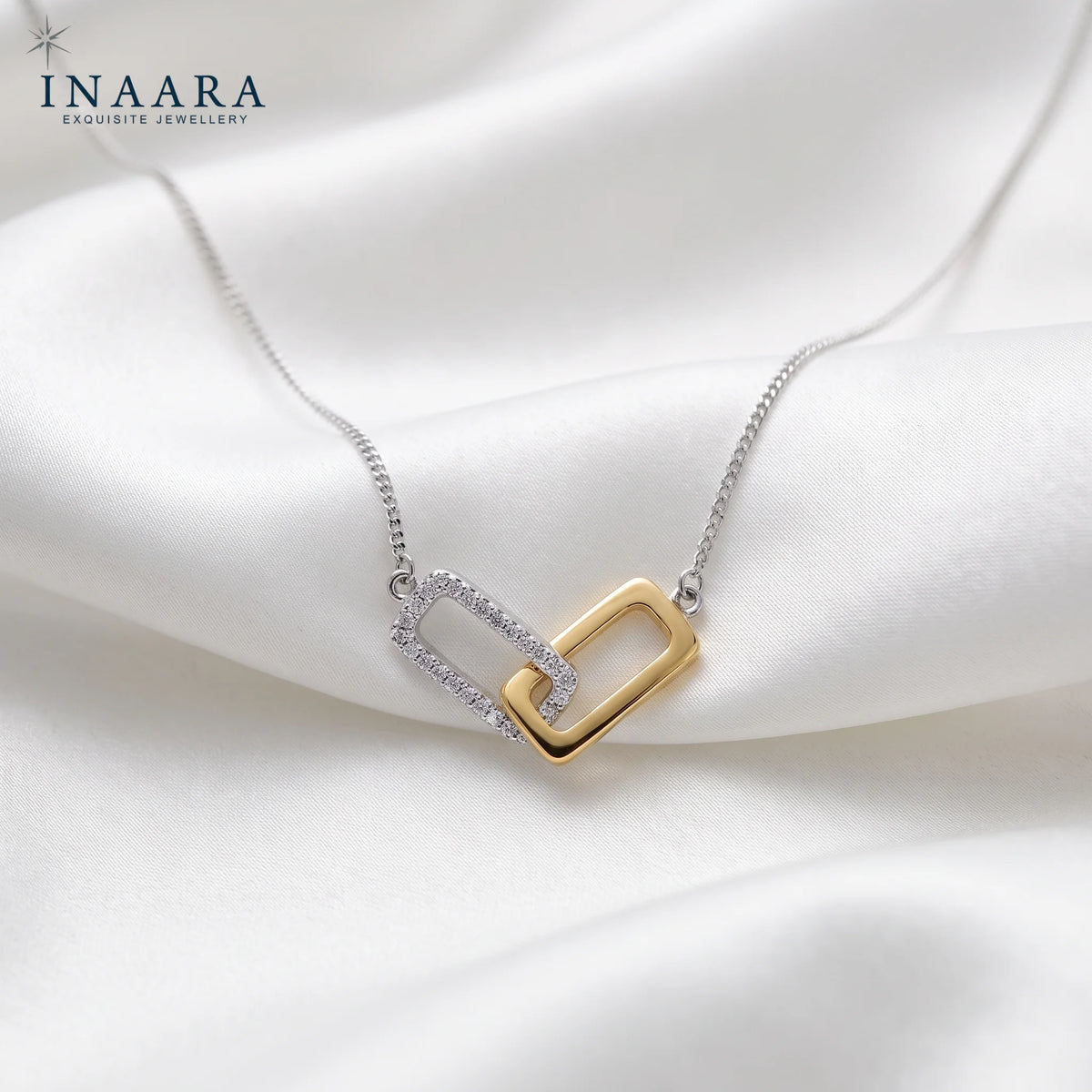Twin Elegance Mini-Necklace