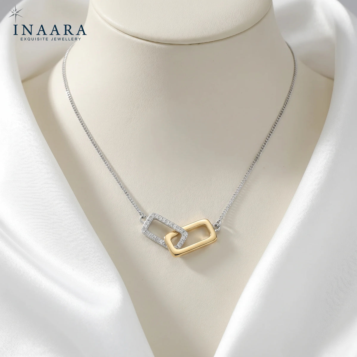 Twin Elegance Mini-Necklace