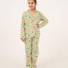 Girls Cream Khaddar Shirt & Trouser