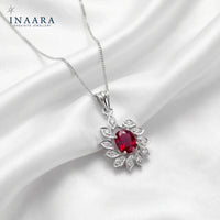Scarlet Petal Pendant