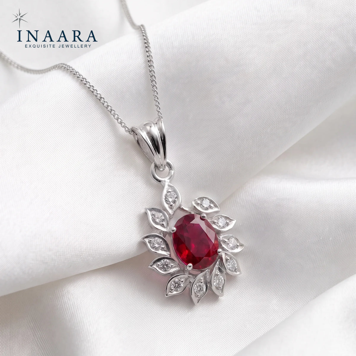 Scarlet Petal Pendant