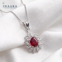 Scarlet Petal Pendant