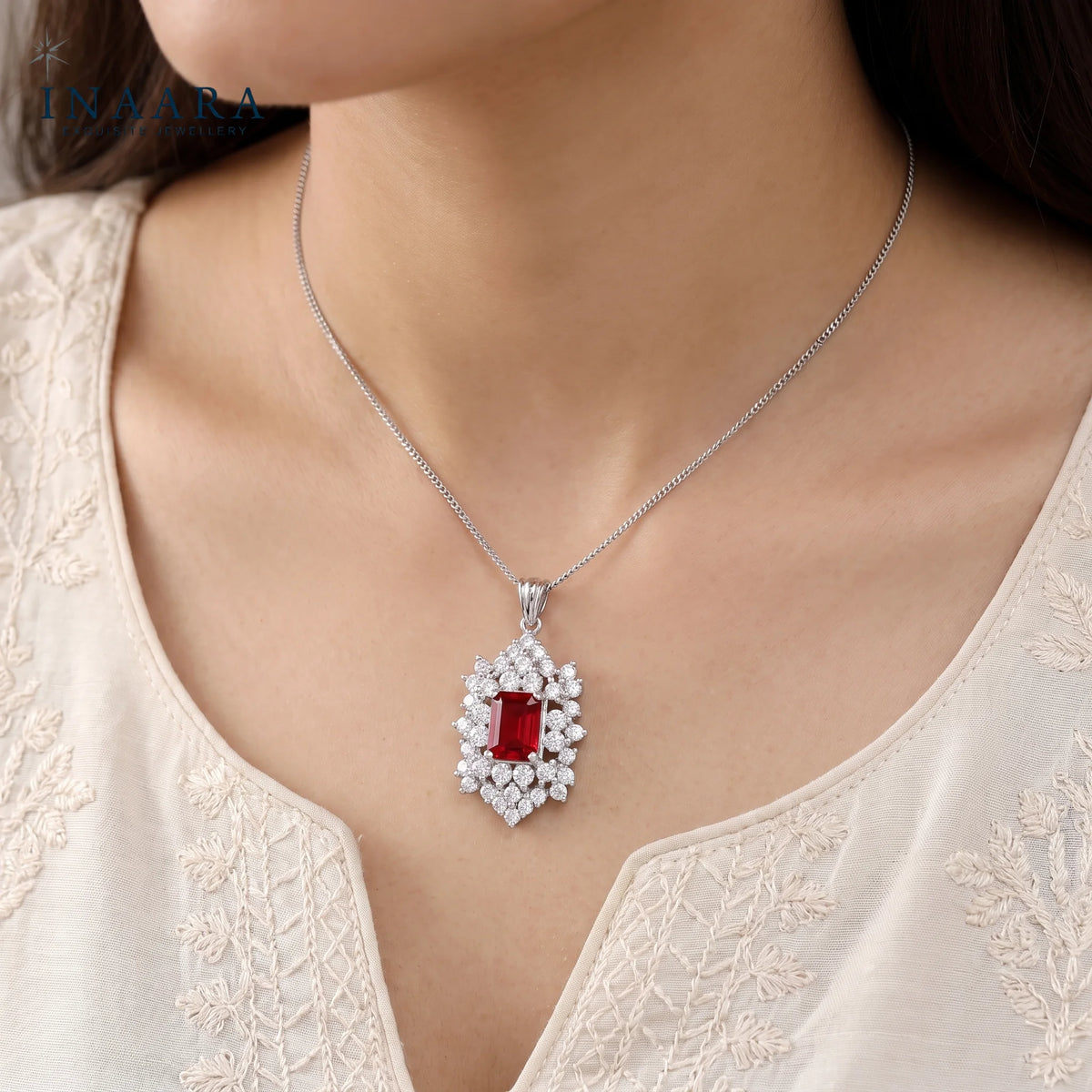 Garnet Queen Pendant