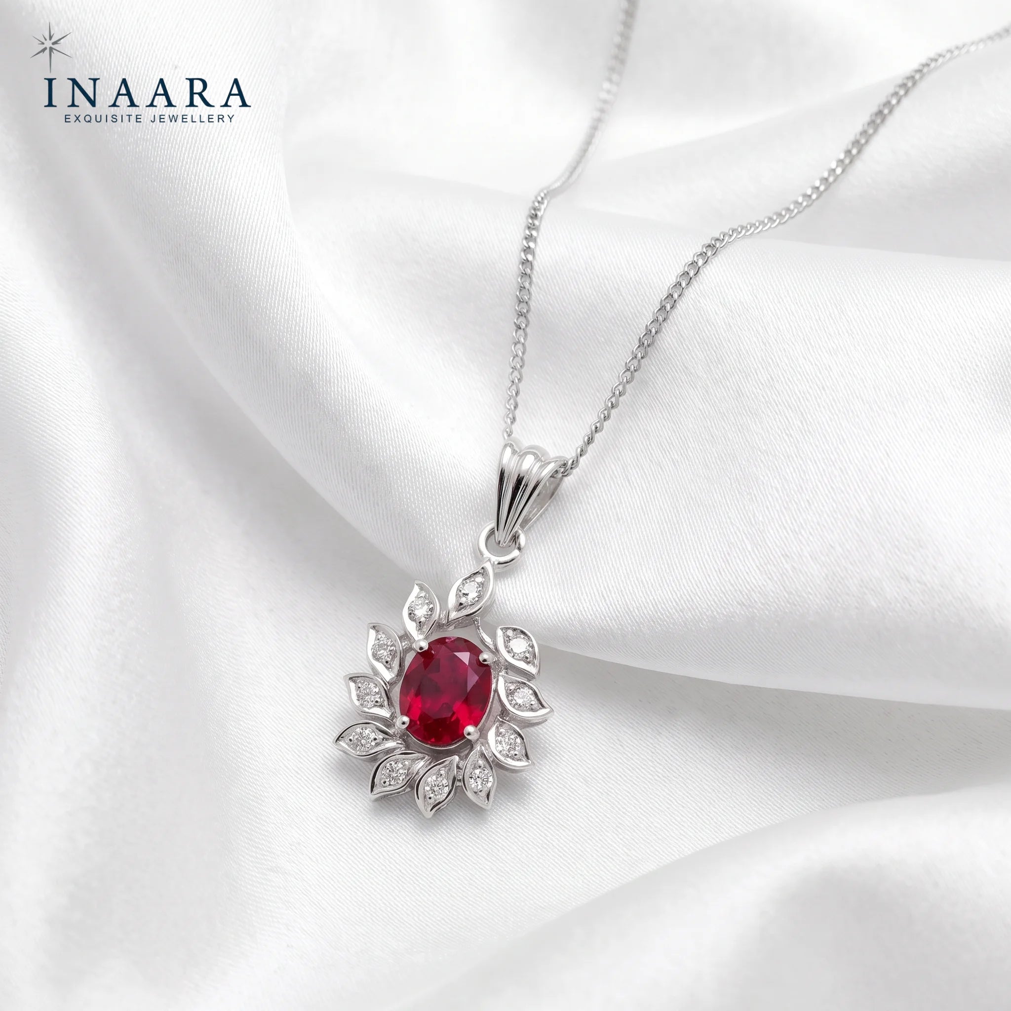 Scarlet Petal Pendant