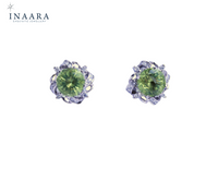 Synthetic Peridot Earrings