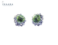 Synthetic Peridot Earrings