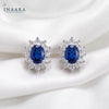Blue Sapphire Earrings