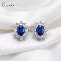 Blue Sapphire Earrings