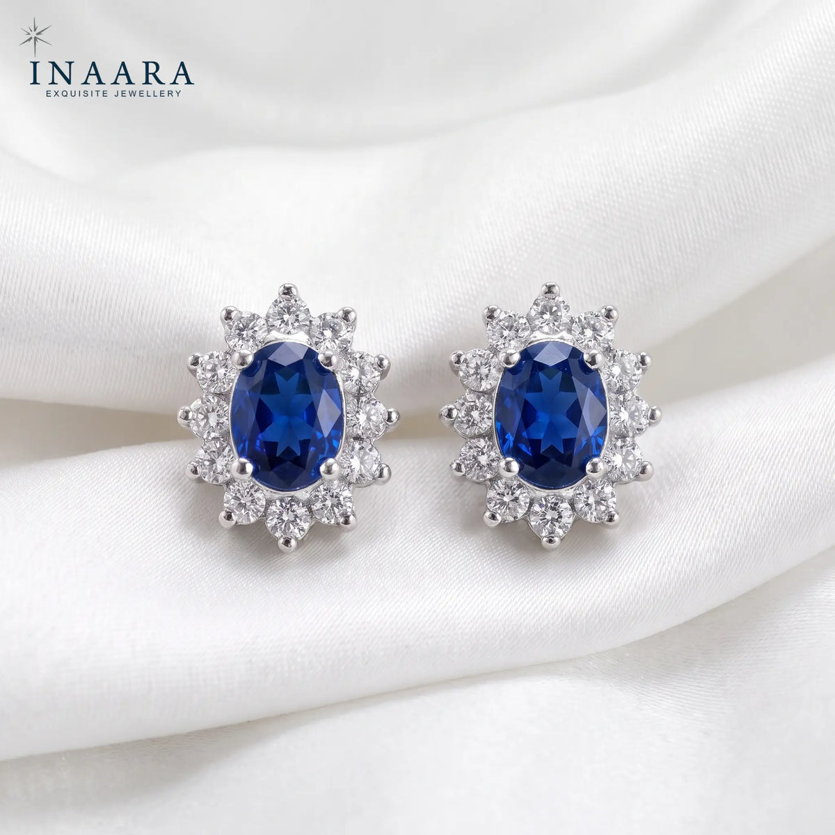 Blue Sapphire Earrings