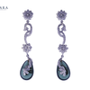 Dual Flower Earrings