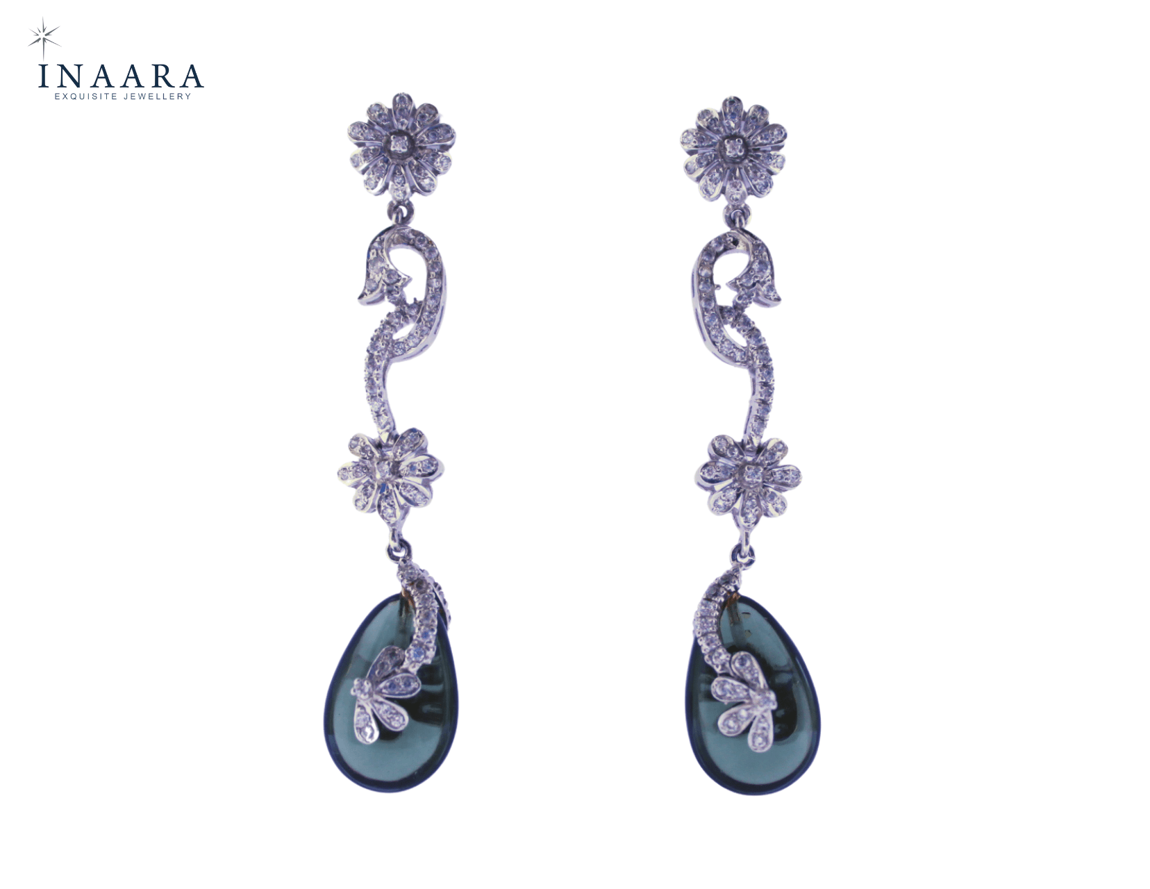 Dual Flower Earrings