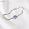 Violet Floral Bracelet
