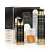 Lattafa Khamrah Giftset 100ml + Deo Spray 200ml + Air Freshner 300ml