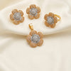 Petal Bloom Champagne Pendant Set