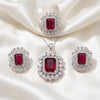 Majestic Ruby Pendant Set