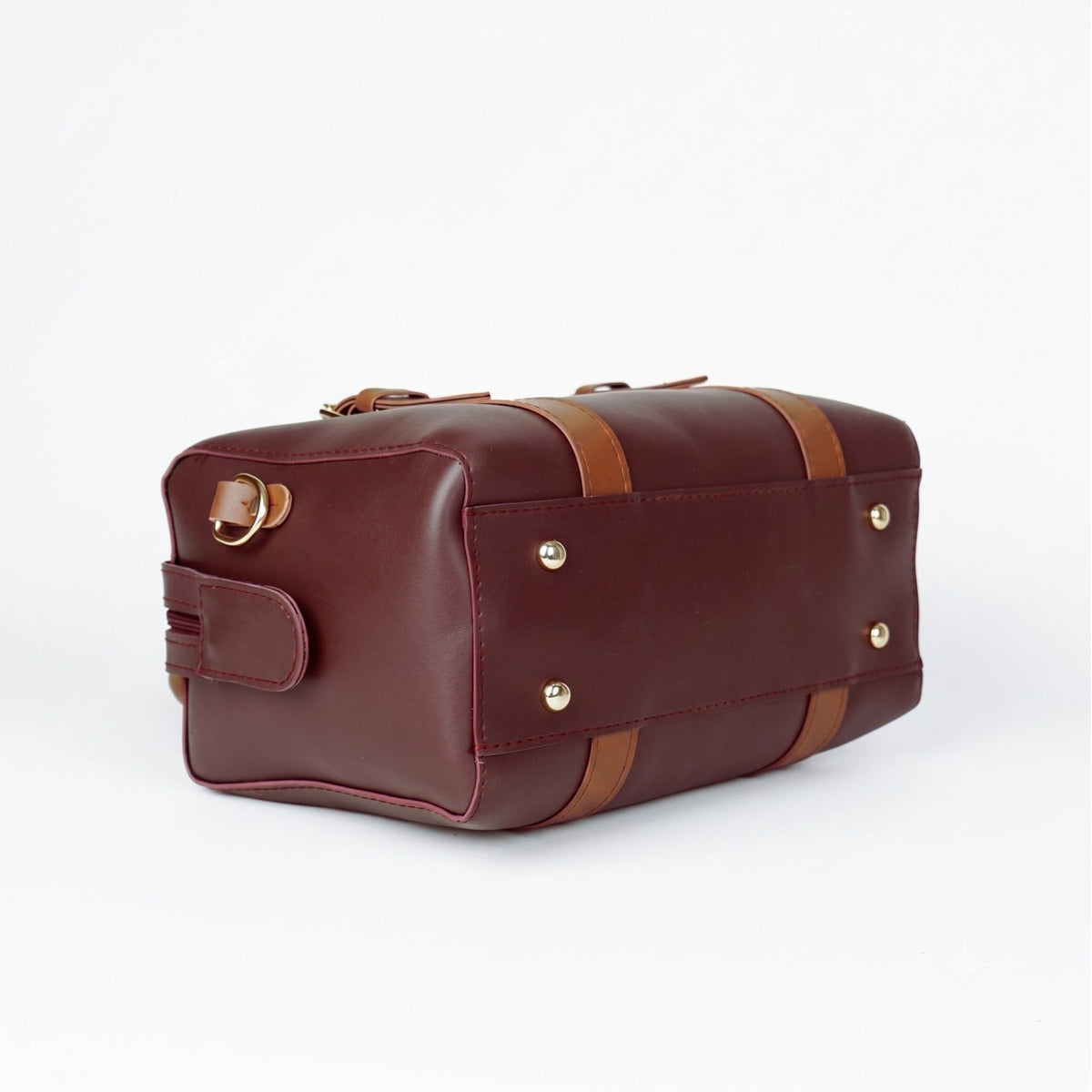 Twin Maroon women's shoulder bag in maroon by Bag X