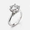 The Crown Brilliance 3Ct Gra Certified Moissanite Ring