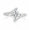 💎 2 CT GRA Certified Moissanite Diamond-Style Ring