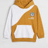 Mustard Sonic Colorblock Hoodie