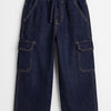 Indigo Wide-Leg Denim