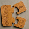 Wooden Math Learning In English And Figures Puzzle Matching Educational Toy [Mf-142]