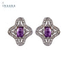 Elegant Amethyst Earrings