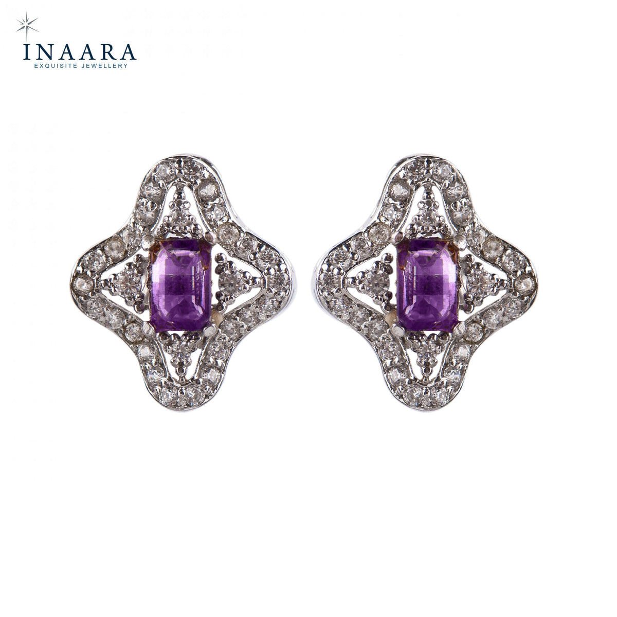 Elegant Amethyst Earrings