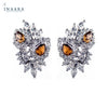 Pear Flowery Earrings