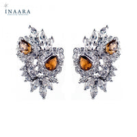Pear Flowery Earrings