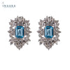 Earrings - Blue Topaz