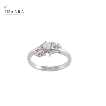 Zircon Curved Ring
