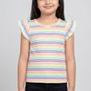 Girls T-Shirt With Beads Details