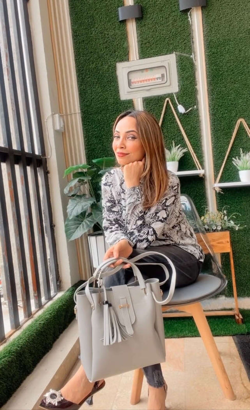 Alexa 3 Pcs Grey women's crossbody bag in grey by Bag X