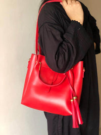 Alexa 3 Pcs Red women's crossbody bag in red by Bag X