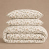 Amber Trace Percale Duvet Cover set