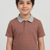 Boys Striper Polo